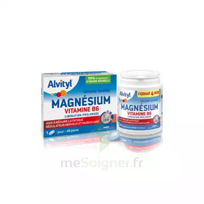 Acheter Alvityl Magnésium Vitamine B6 Libération Prolongée Comprimés LP B/45 à Bordeaux